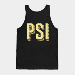 Yellow Psi Sunshine Letter Tank Top